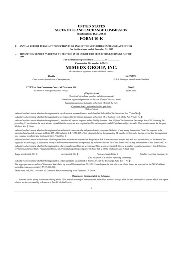 Vorschaubild MiMedx Group 10-K Jahresbericht 2013