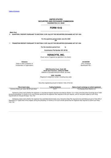 Thumbnail Veracyte 10-Q Quarterly Report FY2026 