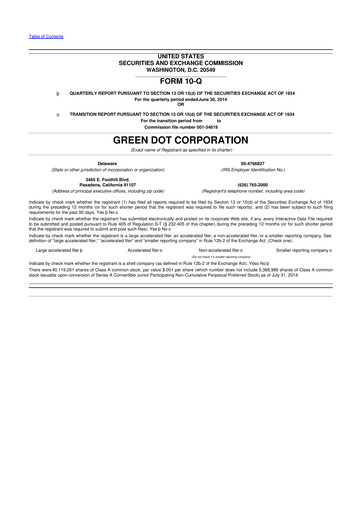 Thumbnail Green Dot 10-Q Quarterly Report FY2014 