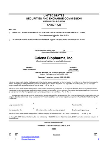 Thumbnail SELLAS Life Sciences 10-Q Quarterly Report FY2014 