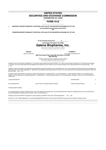 Thumbnail SELLAS Life Sciences 10-Q Quarterly Report FY2017 