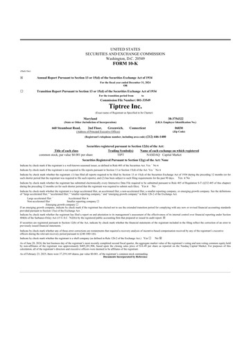 Thumbnail Tiptree 10-K Annual Report 2024