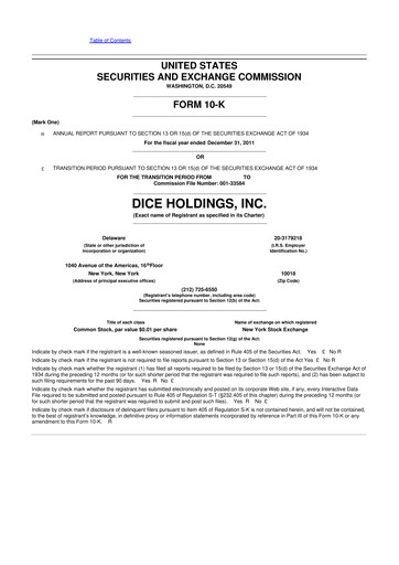 Miniature DHI Group 10-K Rapport annuel 