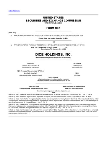 Miniature DHI Group 10-K Rapport annuel 