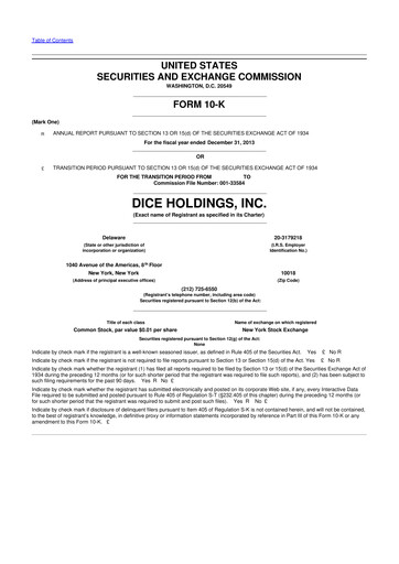Miniature DHI Group 10-K Rapport annuel 