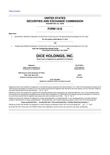 Thumbnail DHI Group 10-Q Quarterly Report FY 