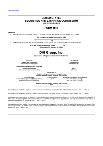 Thumbnail DHI Group 10-K Annual Report 2025