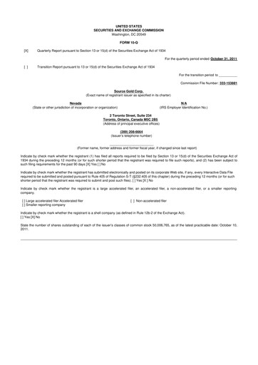 Vorschaubild Golden Matrix Group 10-Q Quartalsbericht 2012 