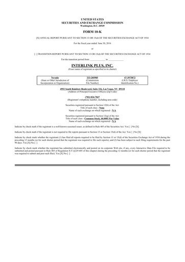 Thumbnail Loop Media 10-K Annual Report 2016