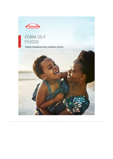 Miniature Takeda Pharmaceutical 20-F Rapport annuel 2021