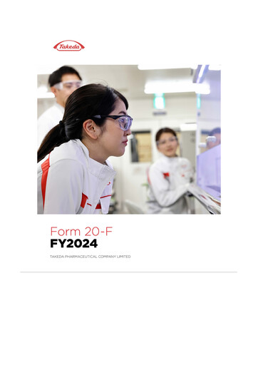 Miniature Takeda Pharmaceutical 20-F Rapport annuel 2025