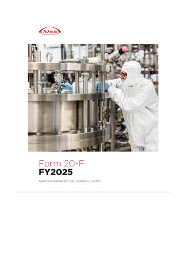 Thumbnail Takeda Pharmaceutical 20-F Annual Report 2026