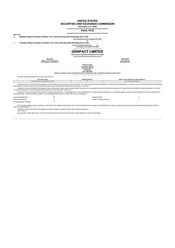 Vorschaubild Genpact 10-Q Quartalsbericht 2025 