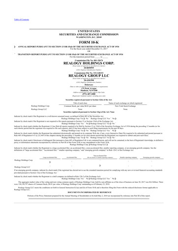 Miniature Anywhere Real Estate 10-K Rapport annuel 2017