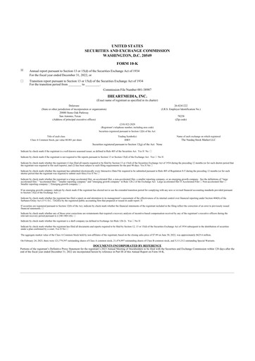 Miniature iHeartMedia
 10-K Rapport annuel 2022