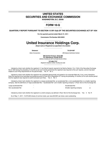 Vorschaubild American Coastal Insurance Corporation 10-Q Quartalsbericht  