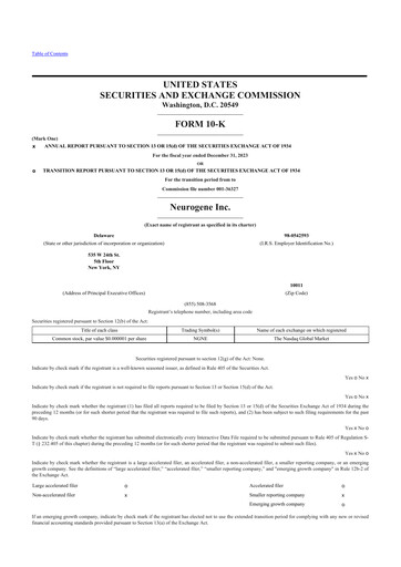 Thumbnail Neurogene 10-K Annual Report 2023