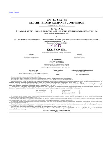 Thumbnail KKR & Co. 10-K Annual Report 2023