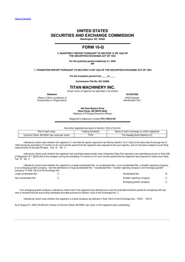 Thumbnail Titan Machinery 10-Q Quarterly Report FY2021 