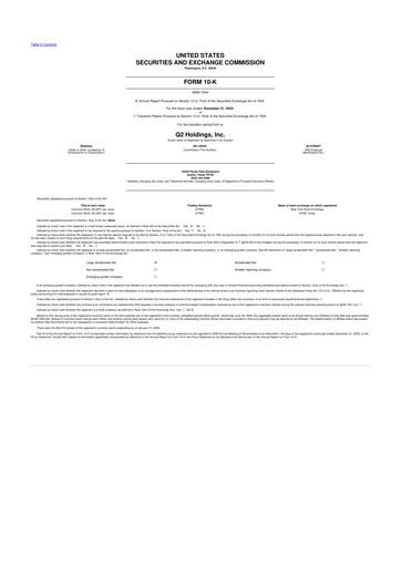 Thumbnail Q2 10-K Annual Report 2025