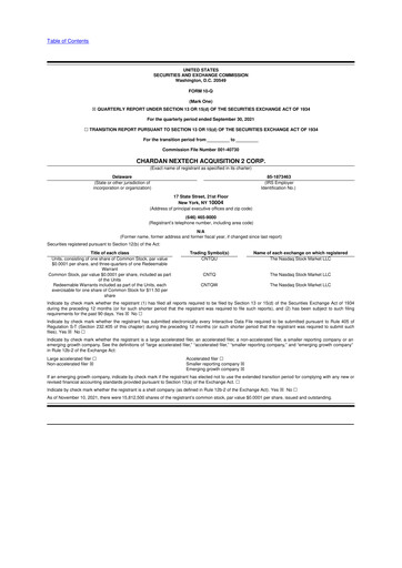 Miniature Dragonfly Energy 10-Q Rapport trimestriel 2021 