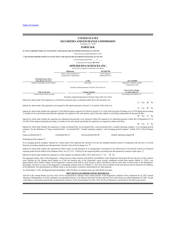 Thumbnail Applied DNA Sciences
 10-K Annual Report 