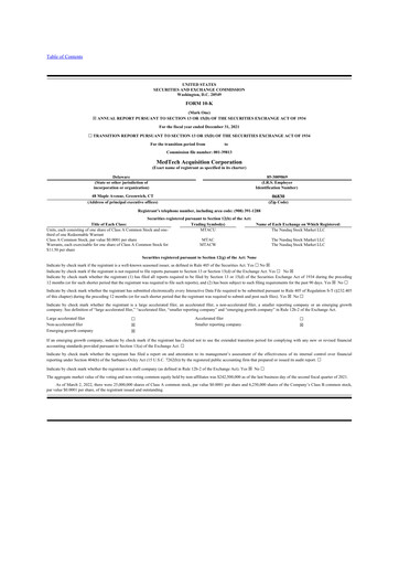 Thumbnail TriSalus Life Sciences 10-K Annual Report 2021