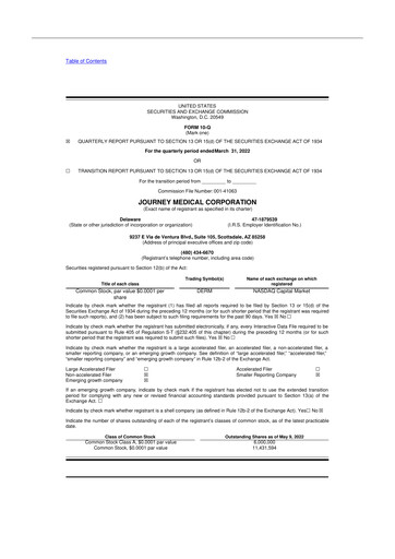 Thumbnail Journey Medical 10-Q Quarterly Report FY2022 