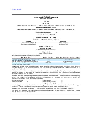 Thumbnail Alliance Entertainment 10-Q Quarterly Report FY2022 