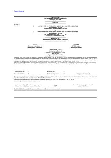 Miniature Knightscope 10-Q Rapport trimestriel 2022 