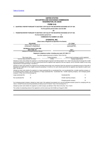 Thumbnail Eyenovia 10-Q Quarterly Report FY2022 