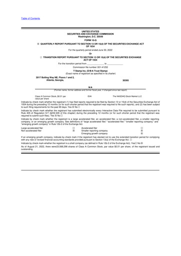 Thumbnail T Stamp Inc. (TrustStamp) 10-Q Quarterly Report FY2022 