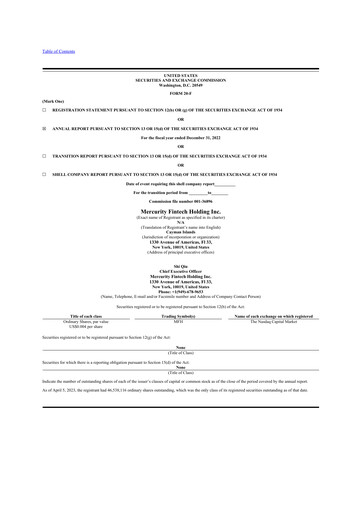 Thumbnail Chaince Digital Holdings 20-F Annual Report 2022