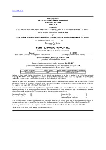 Thumbnail KULR Technology Group 10-Q Quarterly Report FY2023 