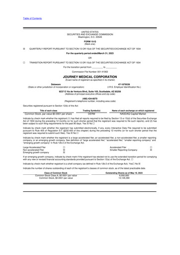 Thumbnail Journey Medical 10-Q Quarterly Report FY2023 