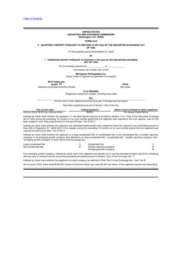Thumbnail Monogram Orthopaedics 10-Q Quarterly Report FY2023 