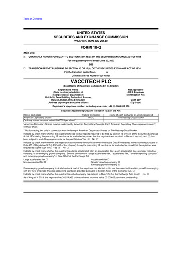 Thumbnail Barinthus Biotherapeutics 10-Q Quarterly Report FY2023 