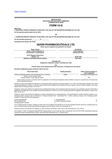 Thumbnail Quoin Pharmaceuticals 10-Q Quarterly Report FY2024 