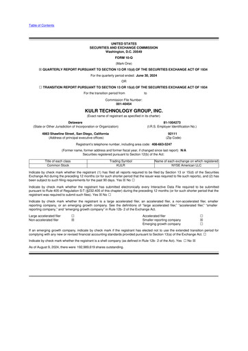 Thumbnail KULR Technology Group 10-Q Quarterly Report FY2024 