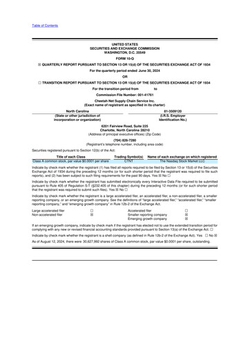 Vorschaubild Cheetah Net Supply Chain Service 10-Q Quartalsbericht 2024 