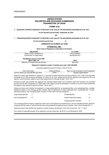 Thumbnail Eyenovia 10-Q Quarterly Report FY2024 