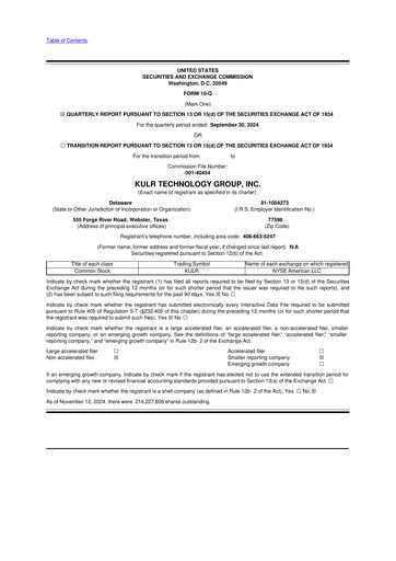 Thumbnail KULR Technology Group 10-Q Quarterly Report FY2024 