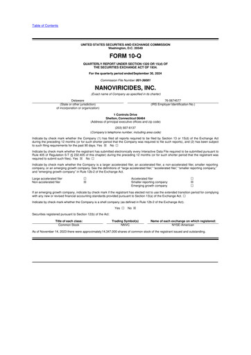 Thumbnail NanoViricides 10-Q Quarterly Report FY2025 