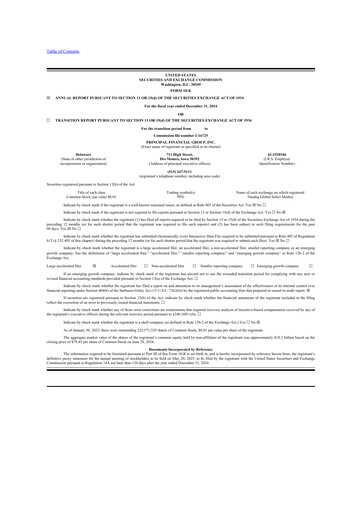 Thumbnail Principal Financial Group 10-K Annual Report 2024