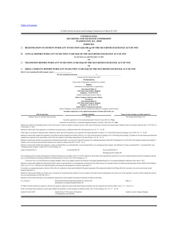 Thumbnail Nyxoah 20-F Annual Report 2024