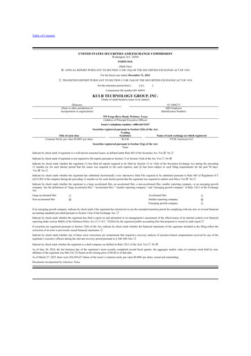 Thumbnail KULR Technology Group 10-K Annual Report 2024
