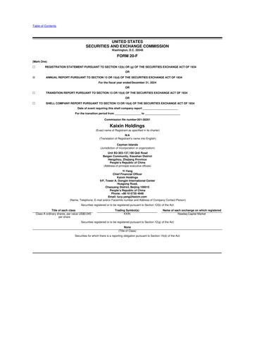 Thumbnail Kaixin Holdings 20-F Annual Report 2024