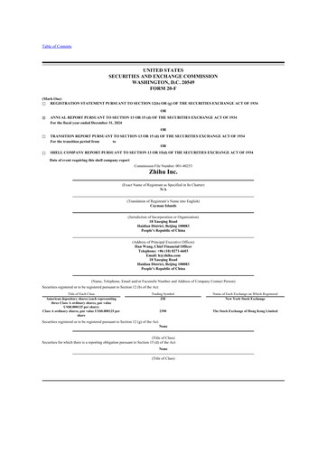 Thumbnail Zhihu 20-F Annual Report 2024