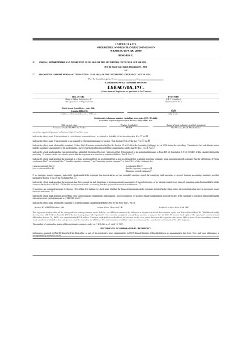 Thumbnail Eyenovia 10-K Annual Report 2024