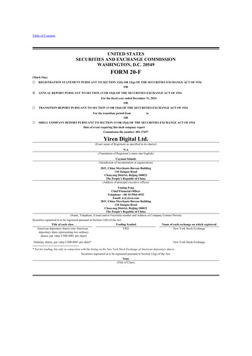 Thumbnail Yiren Digital 20-F Annual Report 2024